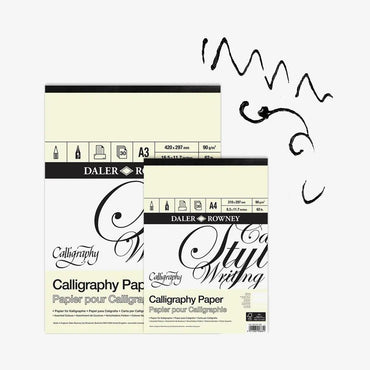 Daler Rowney Calligraphy Pad A4/A3 The Stationers